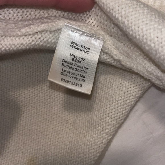 Show Me Your MuMu Mellow sweater cream with black bull - Picture 6 of 9